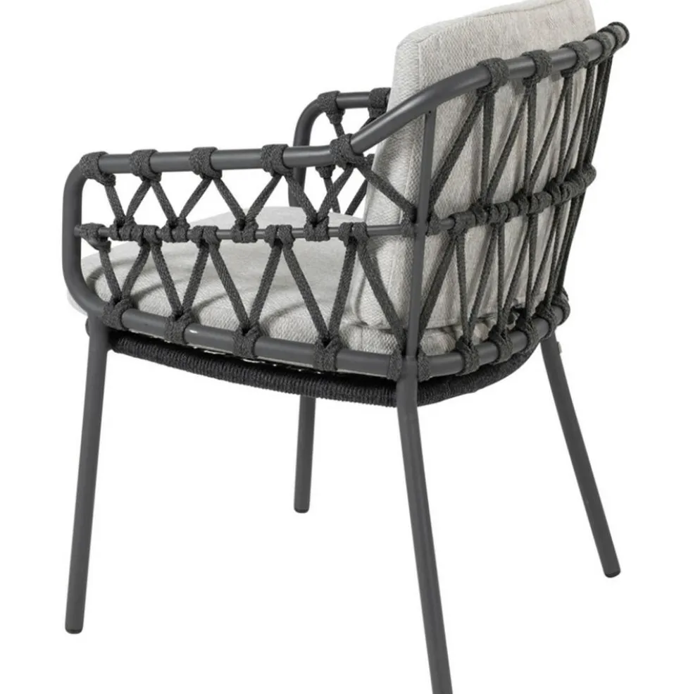 4 Seasons Outdoor Calpi dining tuinstoel anthracite zwart