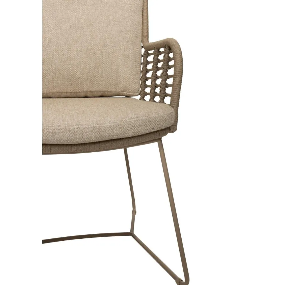 4 Seasons Outdoor Fabrice dining tuinstoel latte