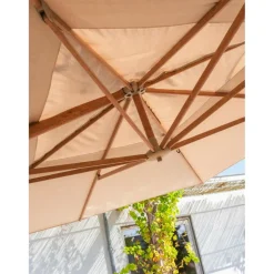 4 Seasons Outdoor  Hacienda parasol 300 x 400 cm zand