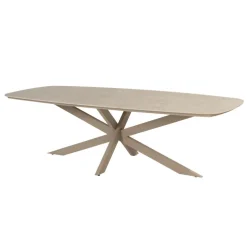 4 Seasons Outdoor  Nevada Low diningtafel 250 x 105 cm latte terre