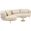 4 Seasons Outdoor  Sardinia Boaz ø 60 cm loungeset latte