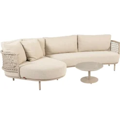 4 Seasons Outdoor  Sardinia Boaz ø 60 cm loungeset latte