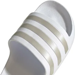 Adidas Adilette Aqua slippers cloud white platinum metallic