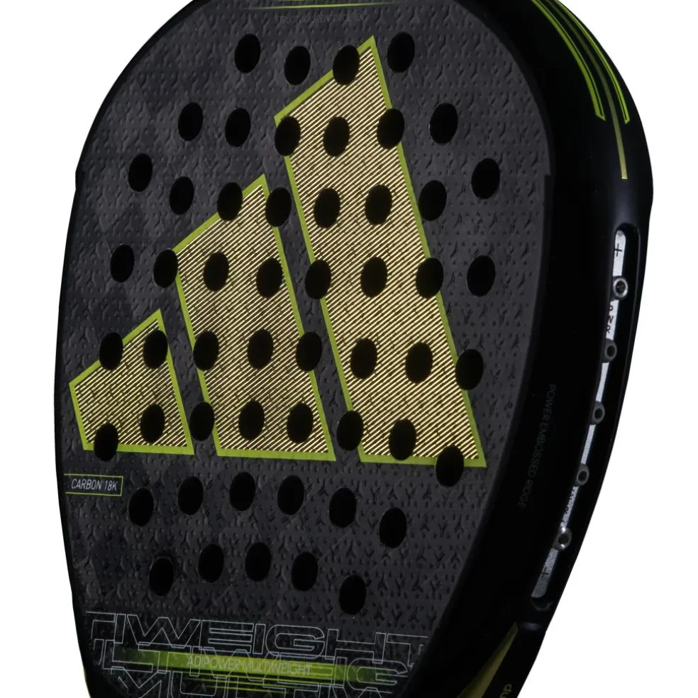 Adidas Adipower Multiweight 3.3 padel racket black yellow