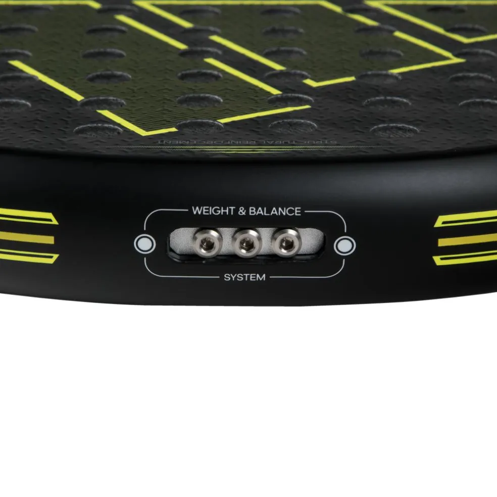 Adidas Adipower Multiweight 3.3 padel racket black yellow