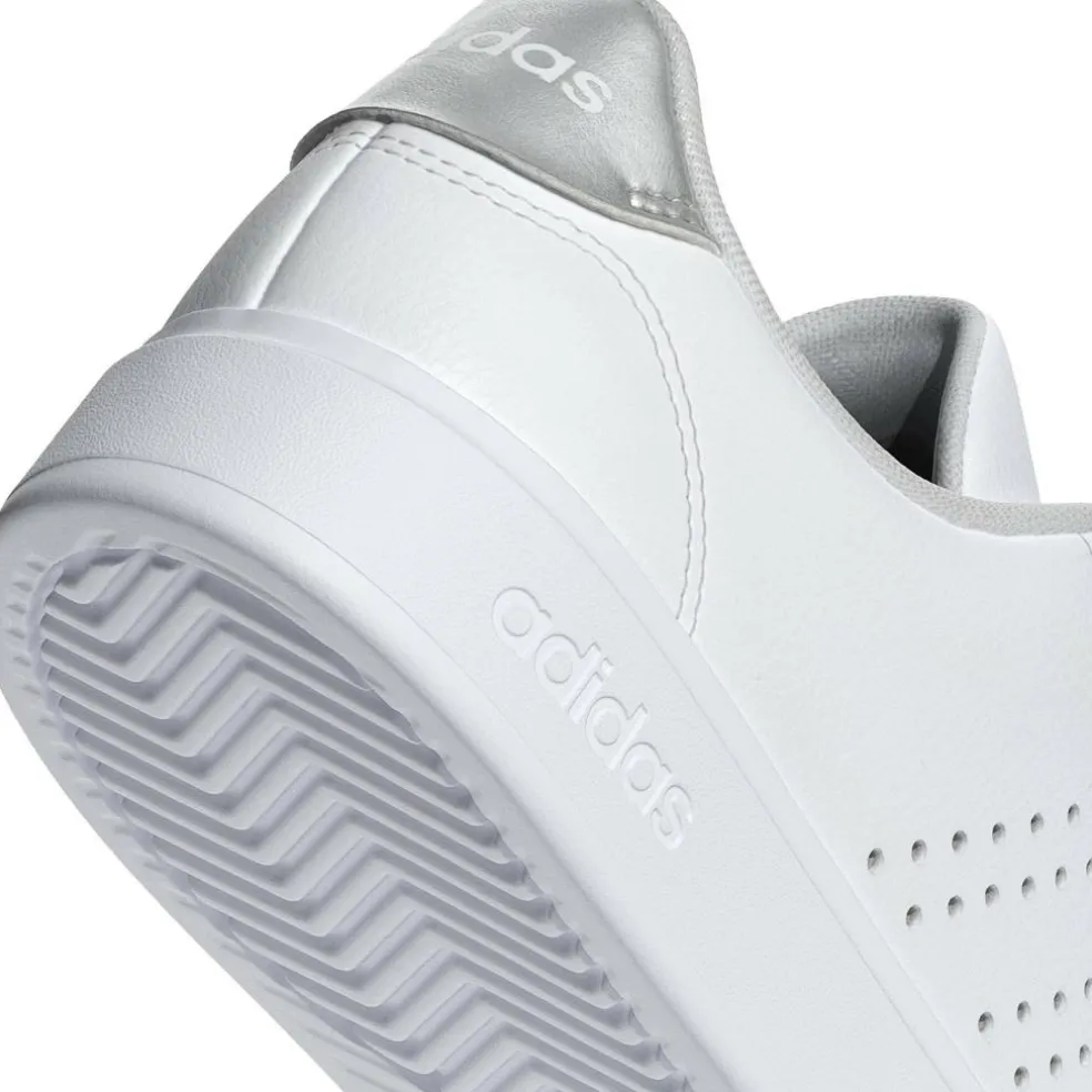 Adidas Advantage 2.0 schoenen dames cloud white grey two silver metallic
