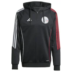 Adidas Ajax Tiro 24 hoodie heren black white bold red