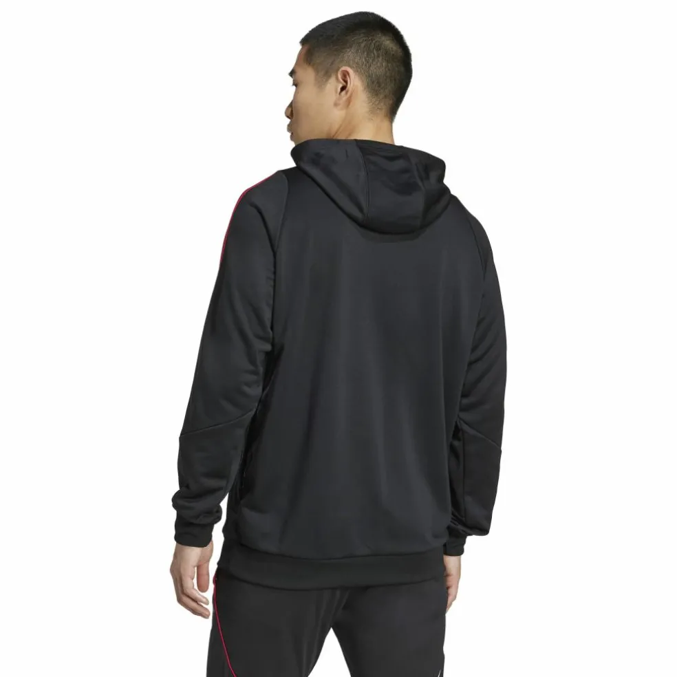 Adidas Ajax Tiro 24 hoodie heren black white bold red