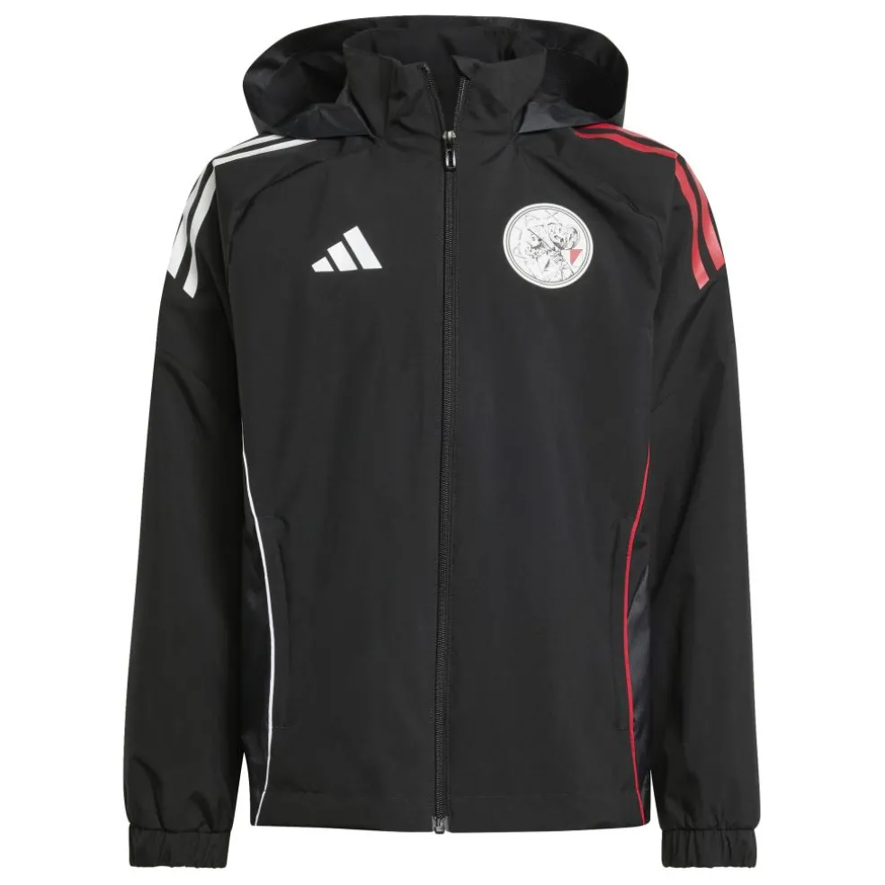 Adidas Ajax Tiro 25 trainingsjack junior black