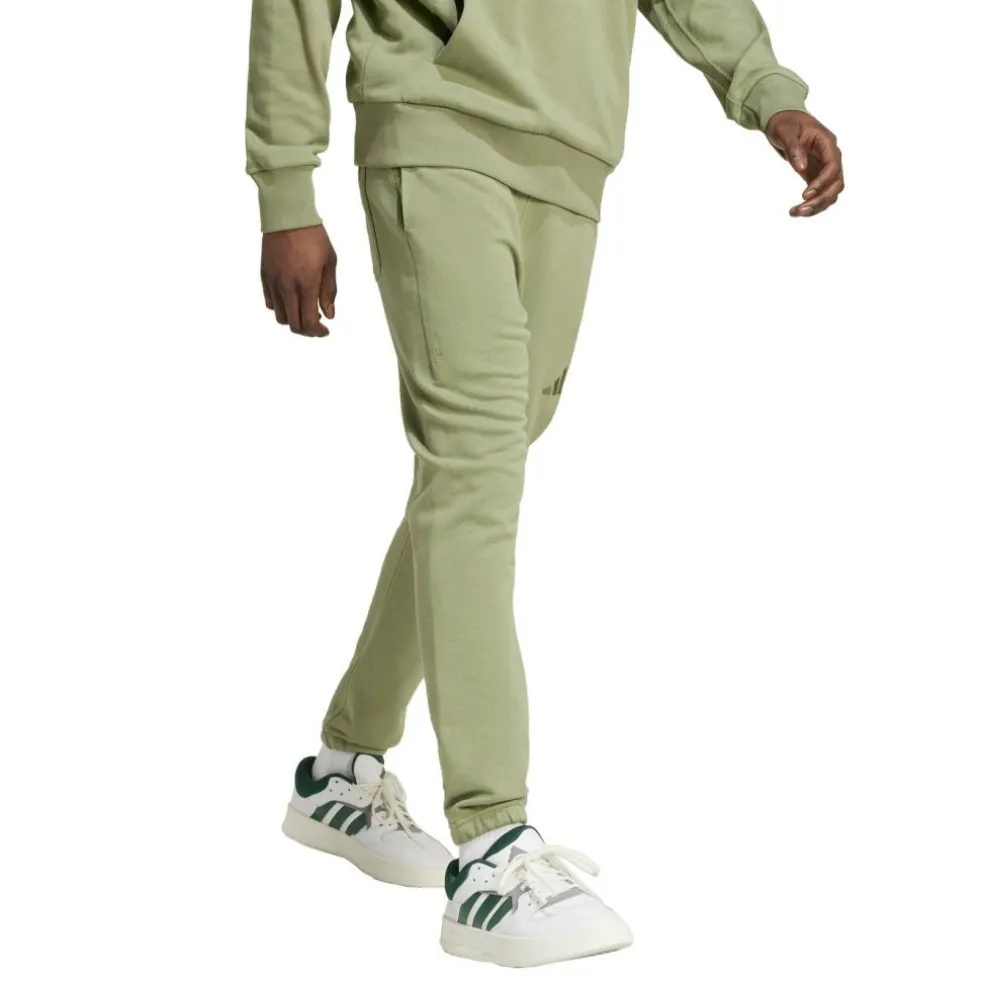 Adidas ALL SZN French Terry Regular Tapered joggingbroek heren tent green