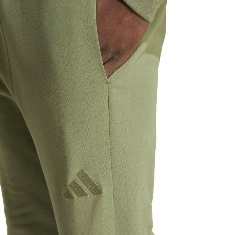 Adidas ALL SZN French Terry Regular Tapered joggingbroek heren tent green