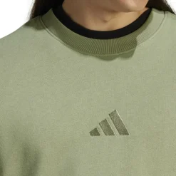 Adidas ALL SZN French Terry Crew sweater heren tent green