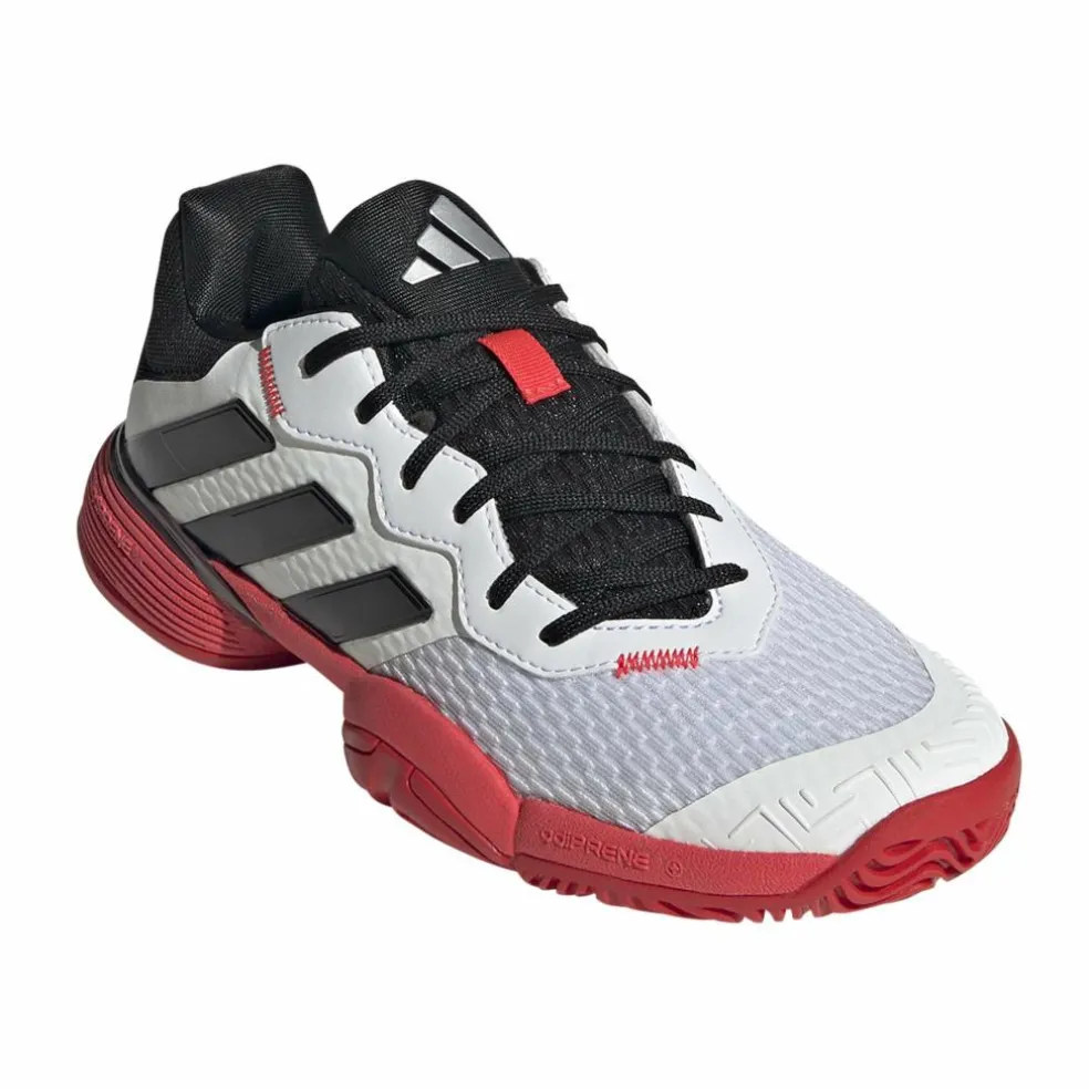 Adidas Barricade tennisschoenen junior cloud white core black lucid red