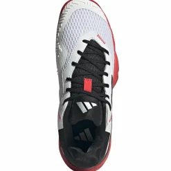 Adidas Barricade tennisschoenen junior cloud white core black lucid red