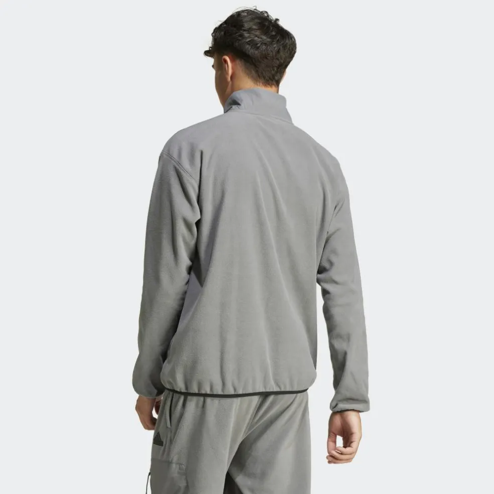 Adidas City Escape Polar fleece sweater heren grey four