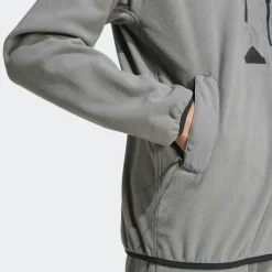 Adidas City Escape Polar fleece sweater heren grey four