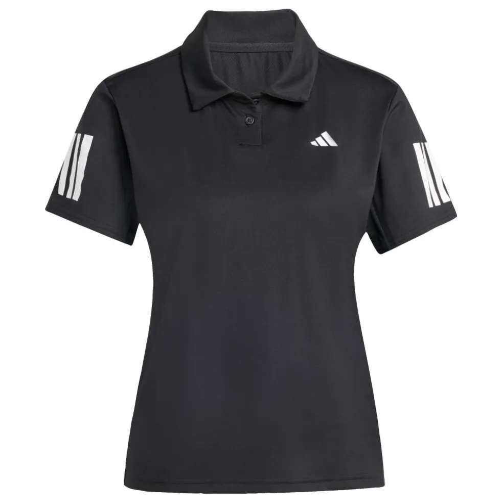 Adidas Club Climacool 3-Stripes tennispolo dames black