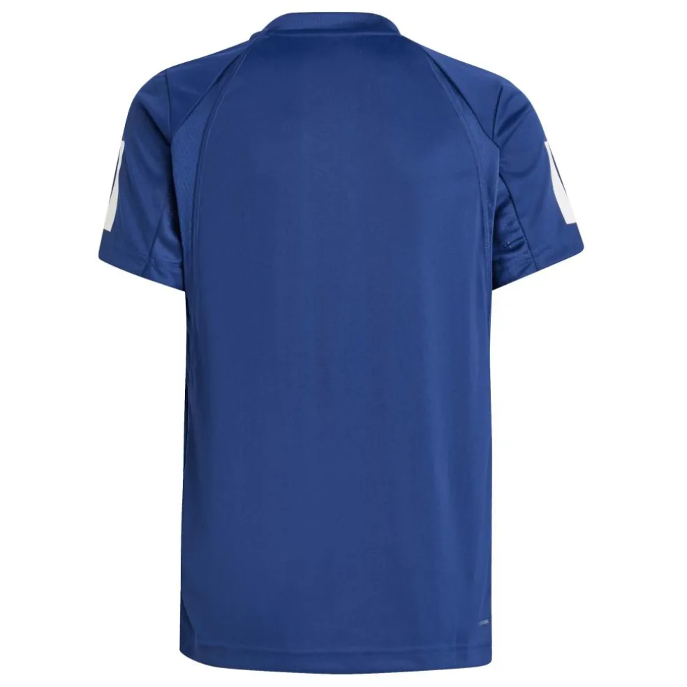 Adidas Club 3-Stripes tennisshirt junior dark blue