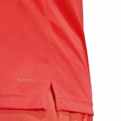 Adidas Club 3-stripes tennisshirt heren semi lucid red