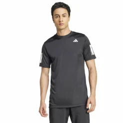 Adidas Club 3-stripes tennisshirt heren black