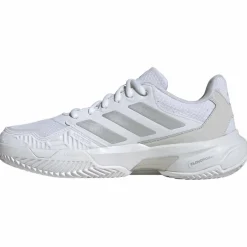 Adidas Courtjam Control 3 Clay tennisschoenen dames cloud white silver metallic grey one