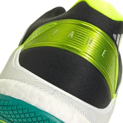 Adidas Crazyquick Boost padelschoenen heren cloud white core black lime burst