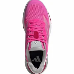 Adidas Crazyquick Lightstrike padelschoenen dames lucid pink silver metallic lucid red