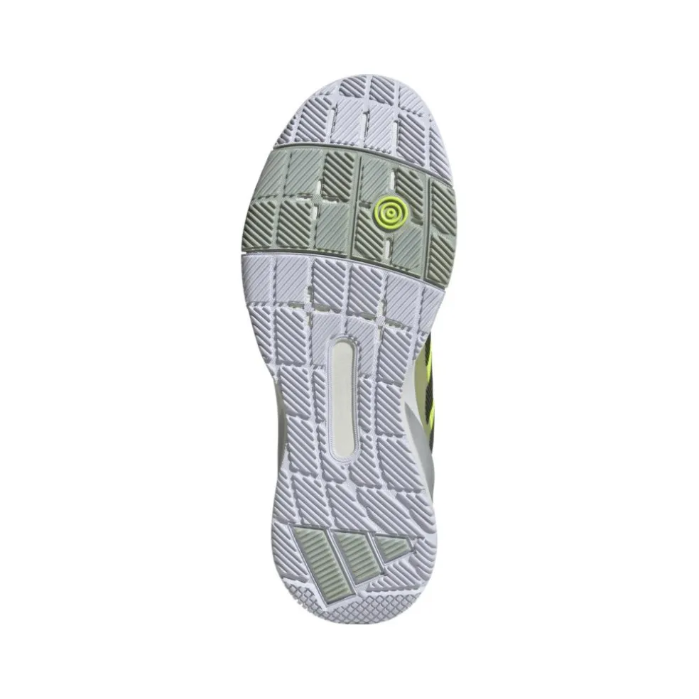 Adidas Crazyquick padelschoenen heren lucid lemon core black silver metallic