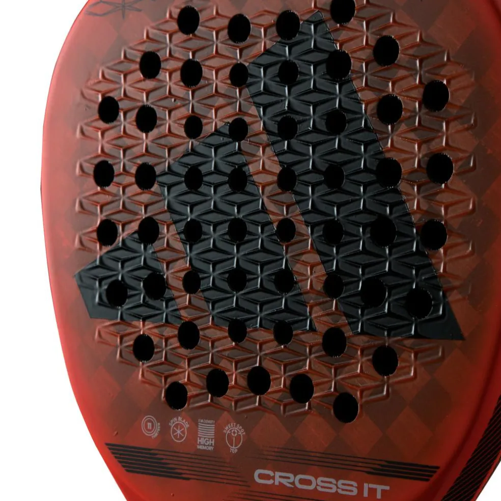 Adidas Cross It padel racket red