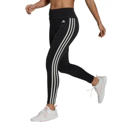 Adidas Designed To Move 3-Stripes sportlegging dames  black white