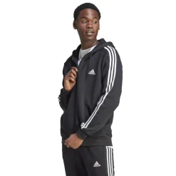Adidas Essential Fleece 3-Stripes vest heren black