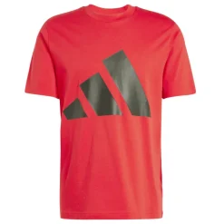 Adidas Essentials Big Logo shirt heren pure ruby black