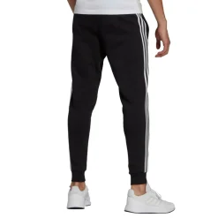 Adidas Essentials Fleece 3-Stripes joggingbroek heren black