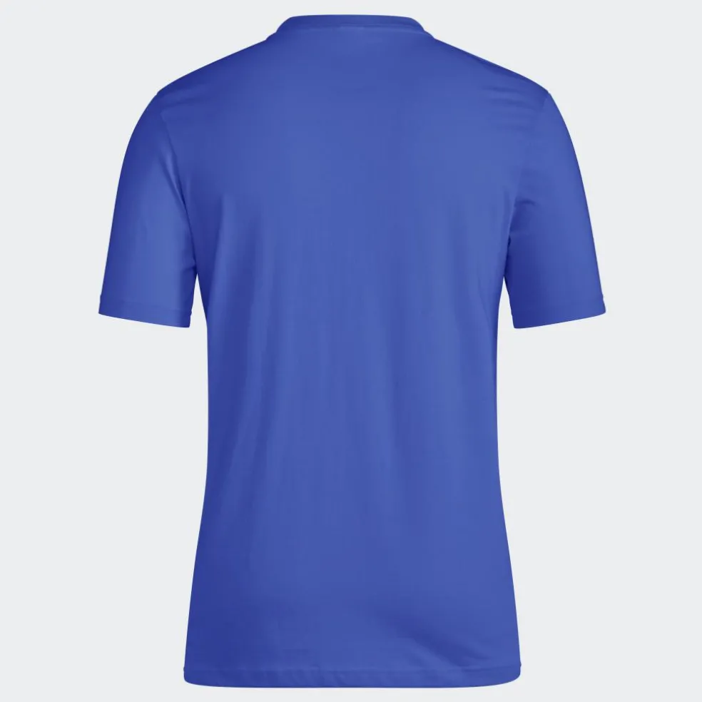 Adidas Essentials shirt heren semi lucid blue