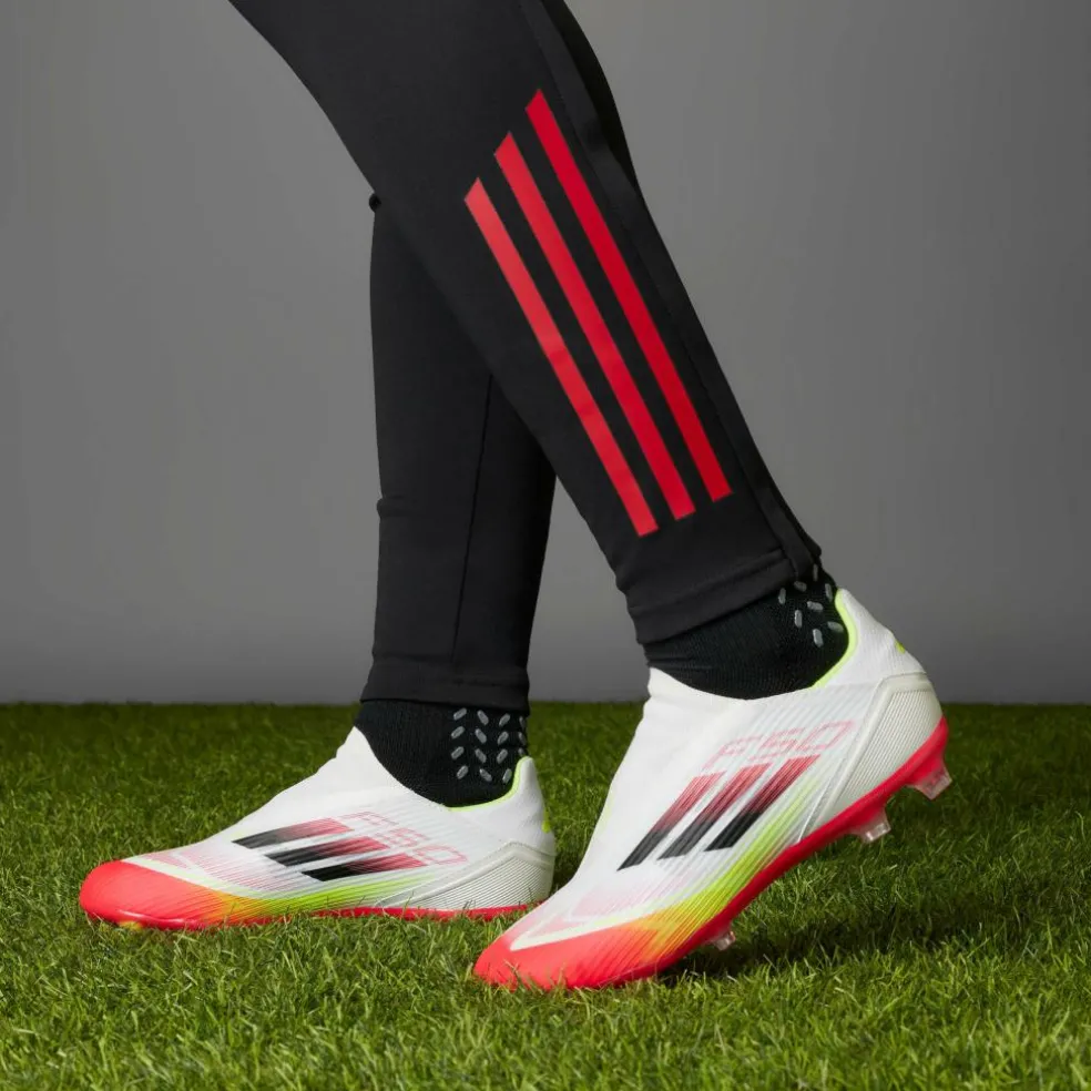 Adidas F50 League FG MG voetbalschoenen heren cloud white core black solar yellow