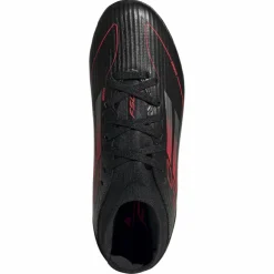 Adidas F50 League Mid FG MG voetbalschoenen junior core black iron metallic lucid red