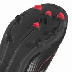 Adidas F50 League Mid FG MG voetbalschoenen junior core black iron metallic lucid red