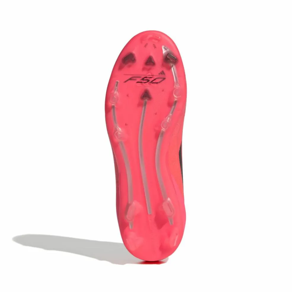 Adidas F50 Pro FG voetbalschoenen junior turbo aurora black platinum metallic