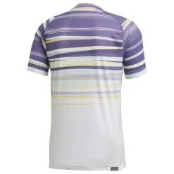 Adidas Freelift Heat Ready tennisshirt heren white shock  yellow