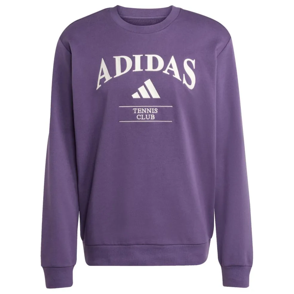 Adidas Heritage Graphic tennistrui heren burgundy chalk white