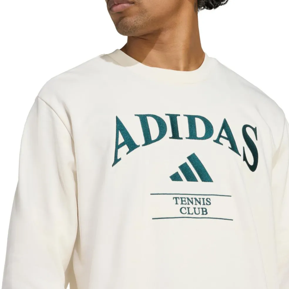 Adidas Heritage Graphic tennistrui heren chalk white aurora ivy