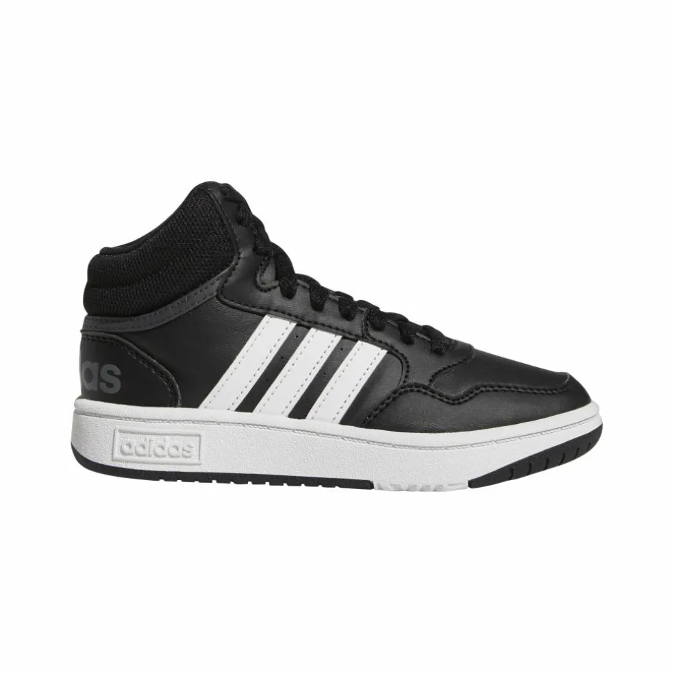 Adidas Hoops Mid 3.0 GW0402 schoenen junior black white grey