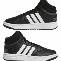 Adidas Hoops Mid 3.0 GW0402 schoenen junior black white grey