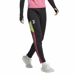 Adidas Juventus 22 - 23 trainingsbroek dames black pulse  magenta