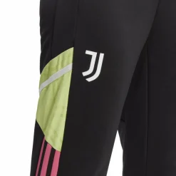 Adidas Juventus 22 - 23 trainingsbroek dames black pulse  magenta