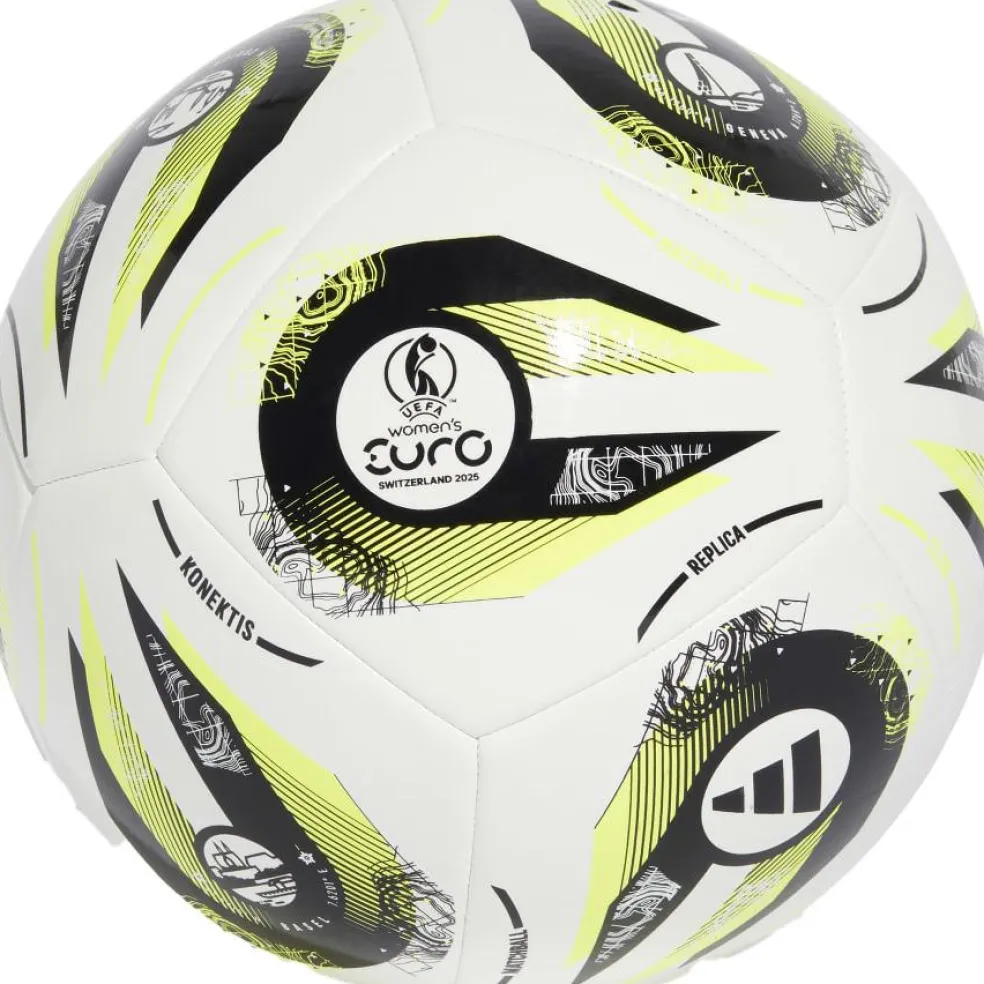 Adidas Konektis Club voetbal white black luclem