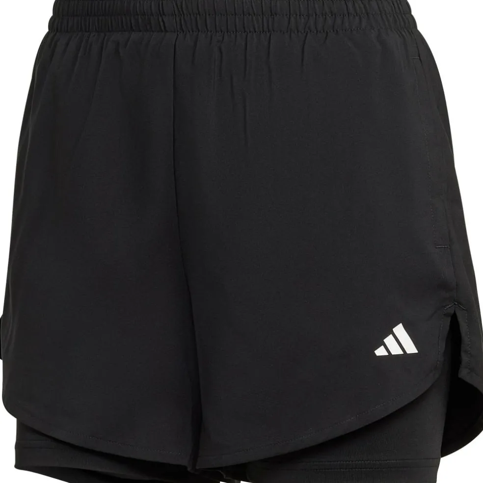 Adidas Made For Training Minimal Two-In-One short dames black white