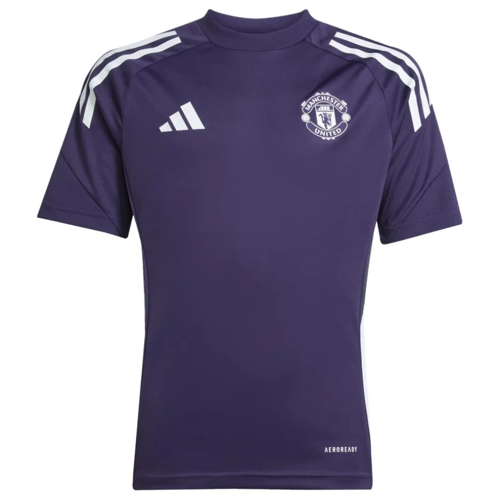 Adidas Manchester United voetbalshirt junior aurora plum