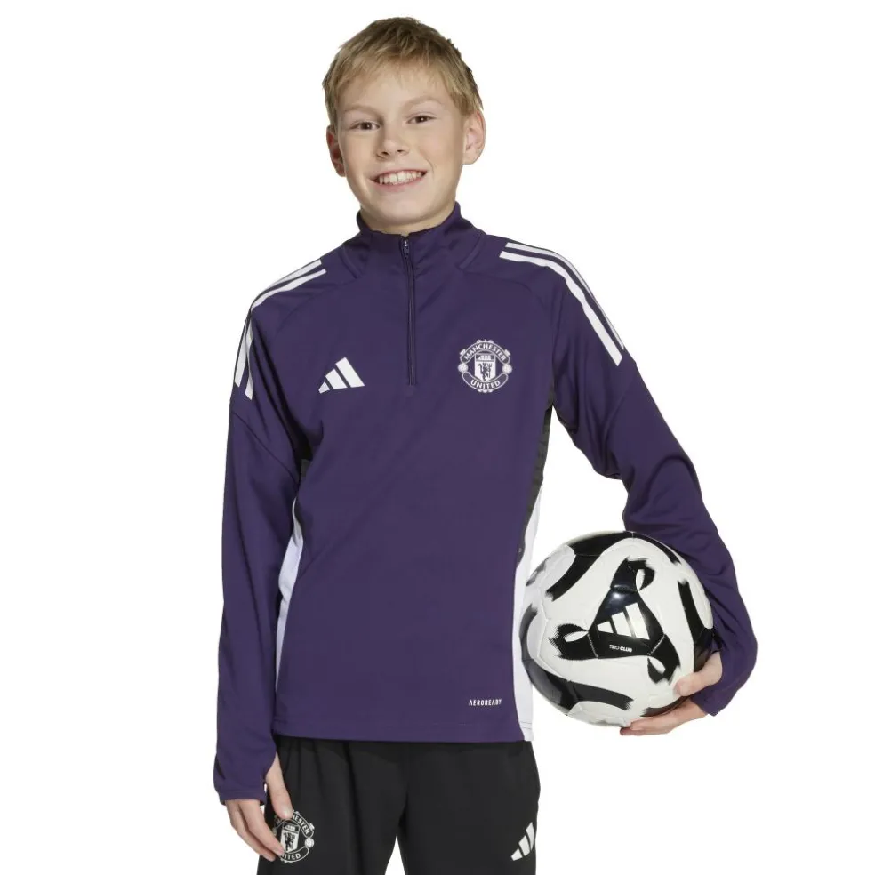 Adidas Manchester United Tiro 25 Competition trainingsshirt junior aurora plum