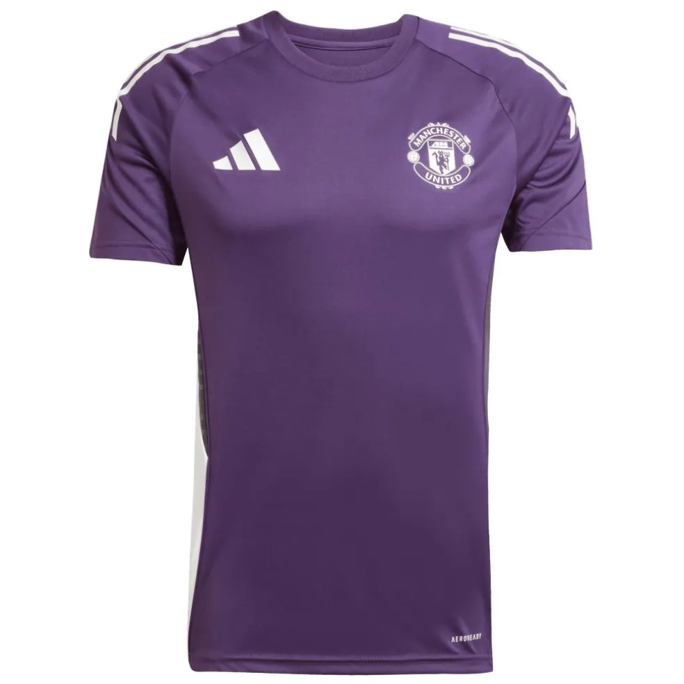 Adidas Manchester United Tiro 25 voetbalshirt heren aurora plum